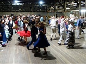 DoverMarian's tweet photo. I call myself an extroverted introvert, much more introverted than you’d think... but say the words "Charity Bush Dance" and there's a 93% chance I'll appear.
#DestinationRural #GoRural #MedTwitter #bushdance @NSWRDN @RuralDoctorsAus @acrrm #countrified
💄💅🏽💃🏽👩🏾🌾 https://t.co/bXD3klVvqp