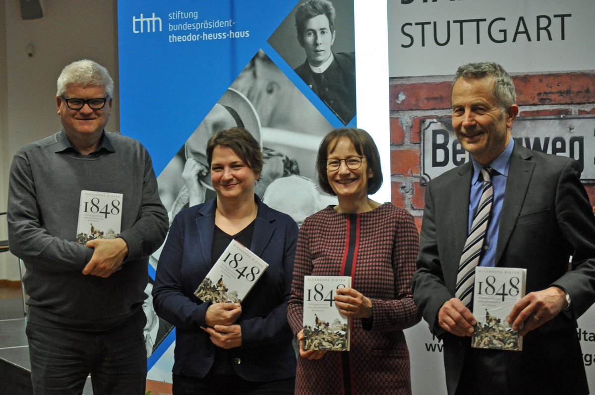 FArchiv0711's tweet photo. Schöne und interessante Buchvorstellung mit Alexandra Bleyer zur Revolution 1848 am Mittwoch im Stadtarchiv in Koop mit @HausHeuss und dem @ReclamVerlag.
#175JahreRevolution1848 #stuttgart #geschichte #stuttgartkultur #stuttgarttweets https://t.co/6pbVh7AYZJ
