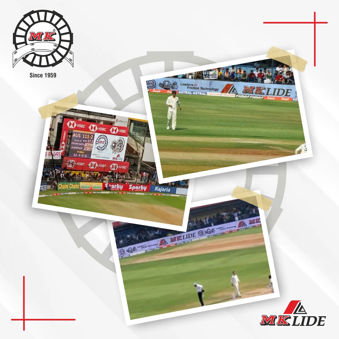 MKAutoIndia's tweet photo. Snapshots of the India vs Australia Test Match in Indore!

Did you spot us there? 
Be with us while we cheer for India.

#MKAuto #AutoParts #MKLide #Leaders #FrictionTechnology #IndVsAus #TestMatch #TeamIndia #ProudIndian #MadeinIndia https://t.co/nC6et8vHLe