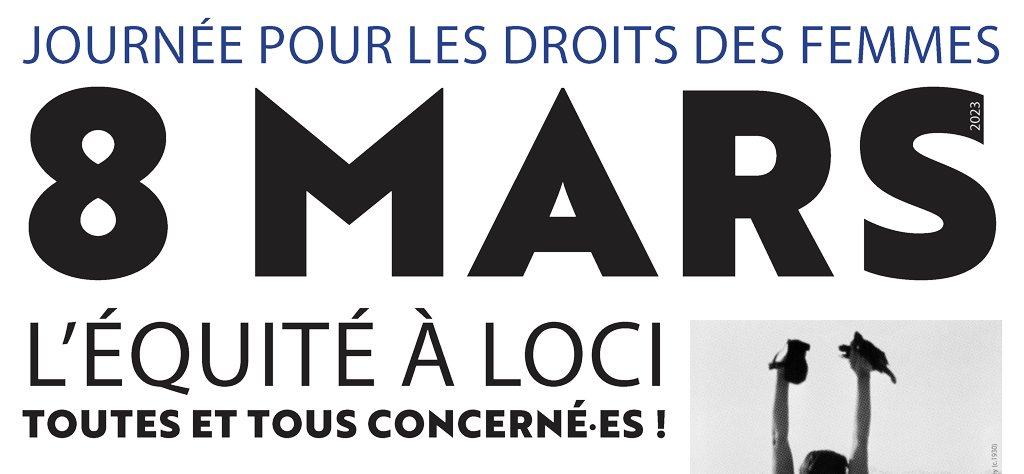 Pour une société plus juste et inclusive –l’équité dans les facultés d’architecture– toutes et tous concerné·es!

Journée internationale des droits des femmes,  le 8 mars à Bruxelles (St-Gilles), Louvain-la-Neuve et Tournai

#UCLouvain #LOCI #LAB 
uclouvain.be/fr/facultes/lo…