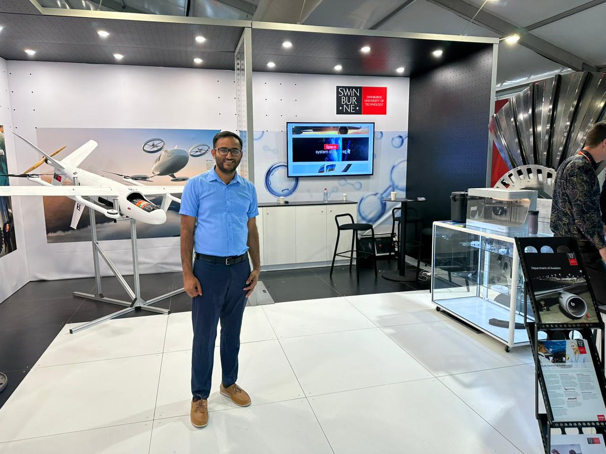 materials_lab's tweet photo. This week, the AVALON 2023 - Australian International Airshow provided a platform for the #SmartMaterialsLab to demonstrate our research expertise in advanced composites for aerospace applications. https://t.co/31LY85NRJv
