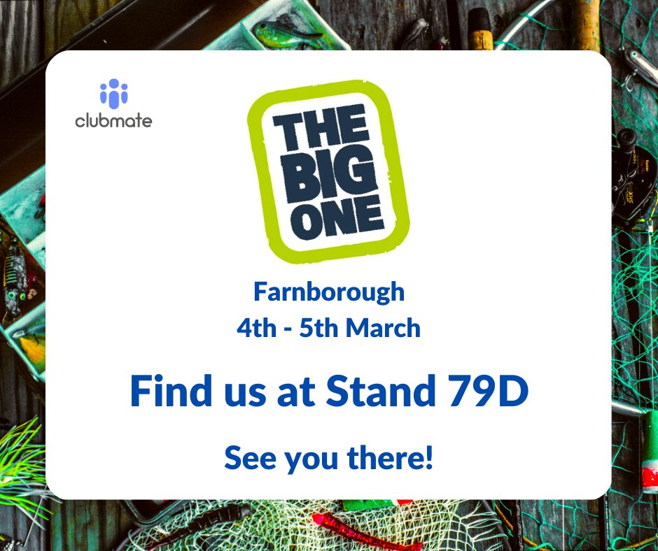 Tomorrow we'll be heading to <a href="/TheBigOneShow/">The Big One</a> Farnborough! Find us at Stand 79D - who else is attending? 🎣