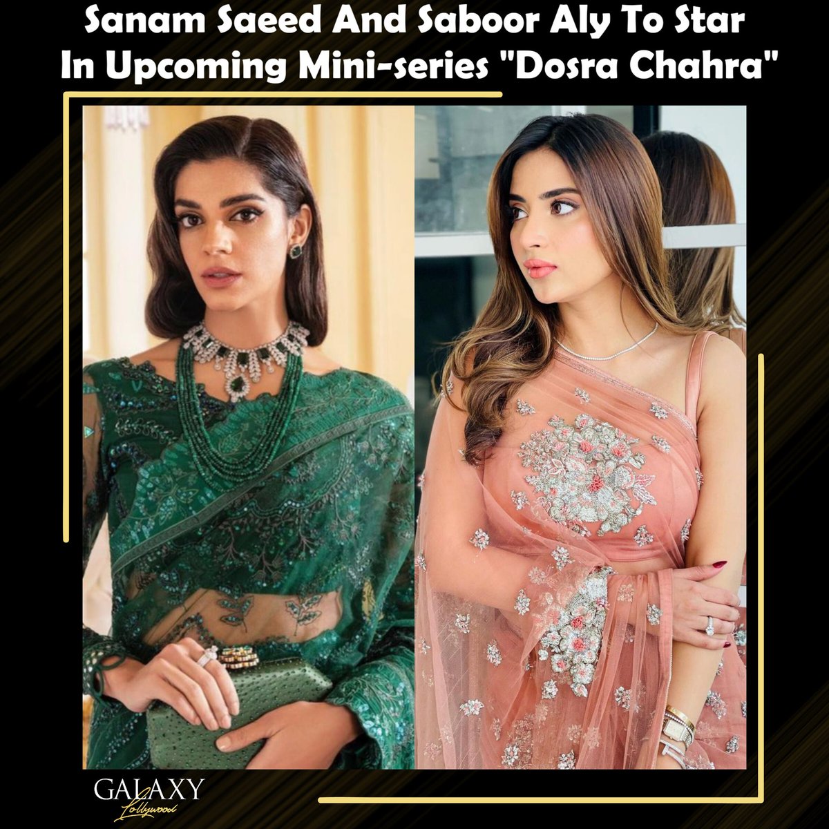 Sanam Saeed is making her much awaited comeback to Pakistani television alongside Saboor Aly in upcoming mini-series 'Dosra Chahra'. The project is written by Rida Bilal and is set to be directed by Sheherzade Sheikh 💫🎬 #SanamSaeed #SanaJaved #RidaBilal #SheherzadeSheikh