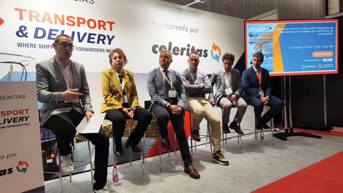 Nuestro compañero <a href="/czubialde/">Carlos Zubialde</a> moderó ayer la mesa 'Situación actual y futuro del transporte de mercancías, en ciudad, con vehículos de combustión', coloquio promovido por el <a href="/IVLogistica/">IVL-LEE</a>, en el marco de Empack &amp; Logistics &amp; Automation #Bilbao 👇🏻