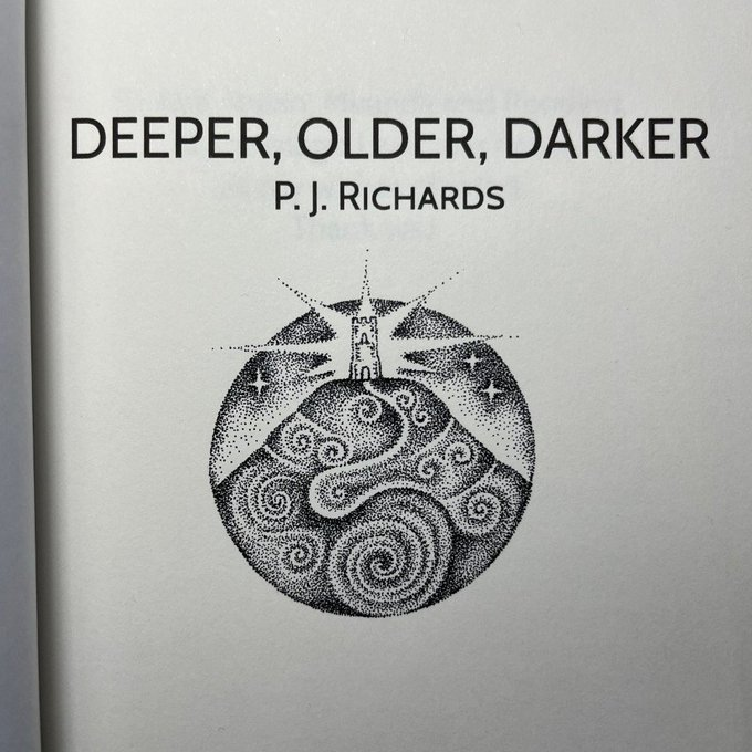 P_J_Richards's tweet photo. 📚🎁#BookGiveaway🎁📚
🏹Win a signed copy of folkloric-fantasy #DeeperOlderDarker featuring a unique hand-drawn roundel of Glastonbury Tor on the title page.
🍀Like + Follow + Retweet to enter. Closes 5/3/23  6pm UK
🦉Winner will be chosen by Pyewackett the owl.
#FaustianFriday https://t.co/UjkZ0Ugqhm