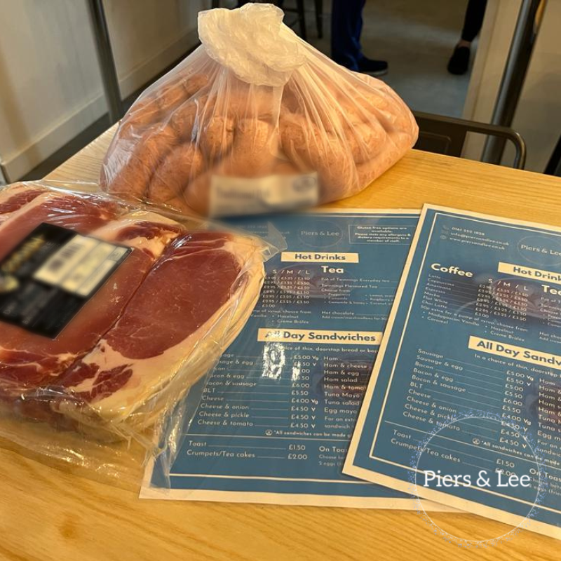 PiersandLeeLtd's tweet photo. Our local produce has been delivered this morning and we are so excited to serve you delicious fresh food! Make sure you’re here for our opening today, we’re serving food from 10am!🤩

Thank you Top Chop Butchers &amp; Ernill’s Bakery!

#PiersandLee #Coffeeshop #cafe #localproduce https://t.co/gLcGcpaDKl