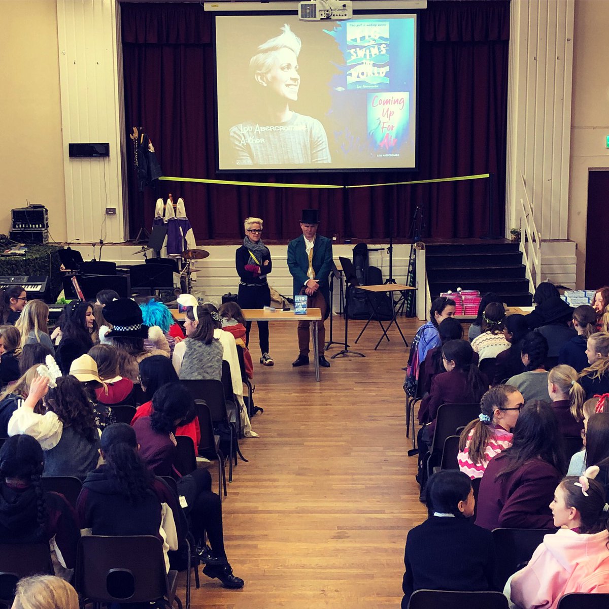 StroudHigh's tweet photo. With many thanks to #author #louabercrombie @ladygrimdark who has come to #stroudhigh today to talk to Y7 about the inspiration behind her work.
#shsbookday #worldbookday #wbd2023 @WorldBookDayUK #authorvisit #spiritoffun #everythingispossible https://t.co/q4hn33eSH8