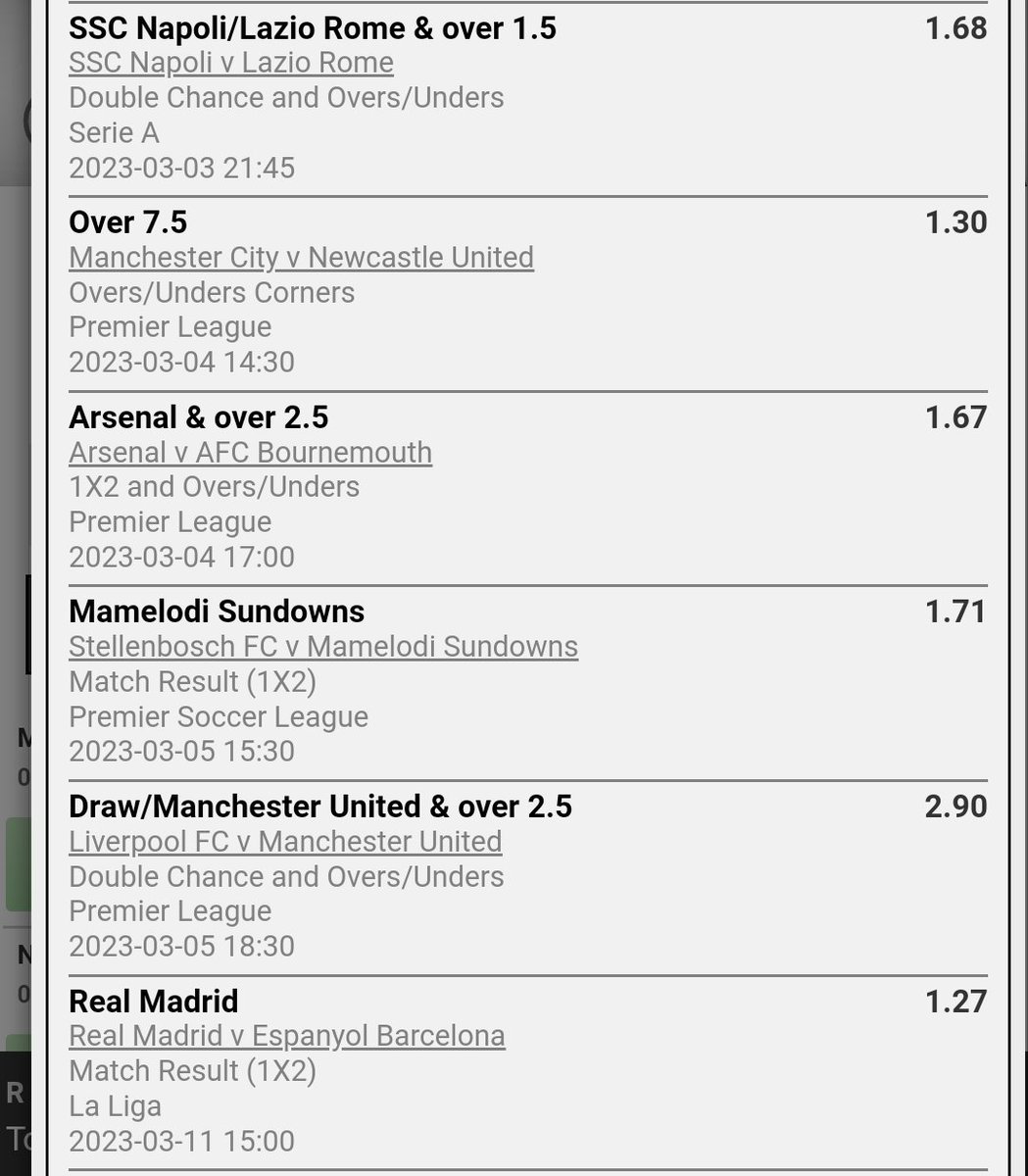 sicelo08751457's tweet photo. I just placed a bet with Betway. Tap here to copy my bet or search for this booking code in the Multi Bet betslip X4614EF63 https://t.co/r8ltxrStLN

ODDS: 1891.81 https://t.co/KmnhEFYxiW