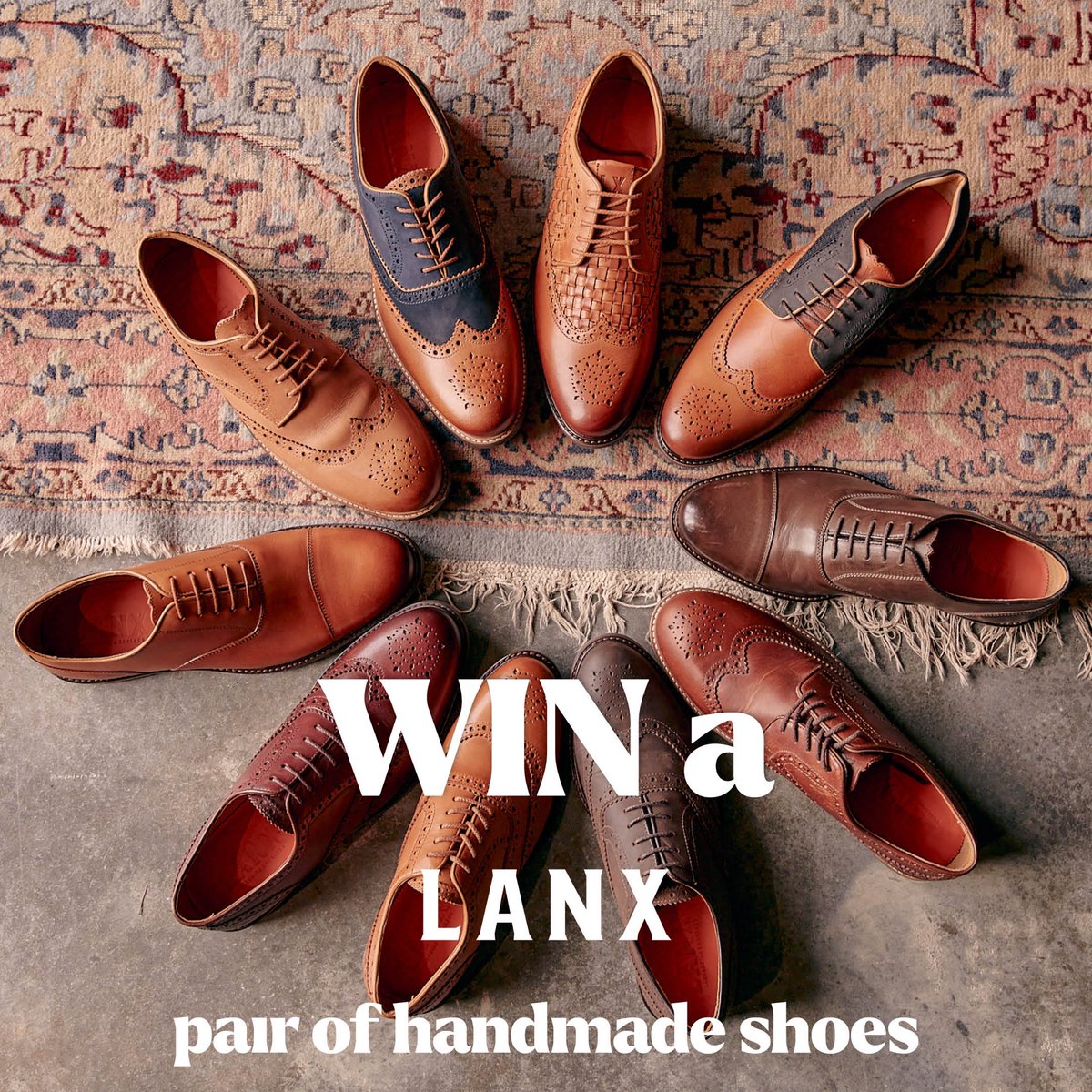 🚨 WIN a pair of LANX handmade shoes 🚨
 
The Lancashire-based company proudly partnered with Leicester Tigers are giving away one pair of their boots, brogues, or trainers. 

To enter:
▶️ Follow <a href="/JournalRugby/">Rugby Journal</a> &amp; <a href="/lanxshoes/">LANX</a> 
▶️ Tag 2 friends in the comments 
▶️ Retweet this post