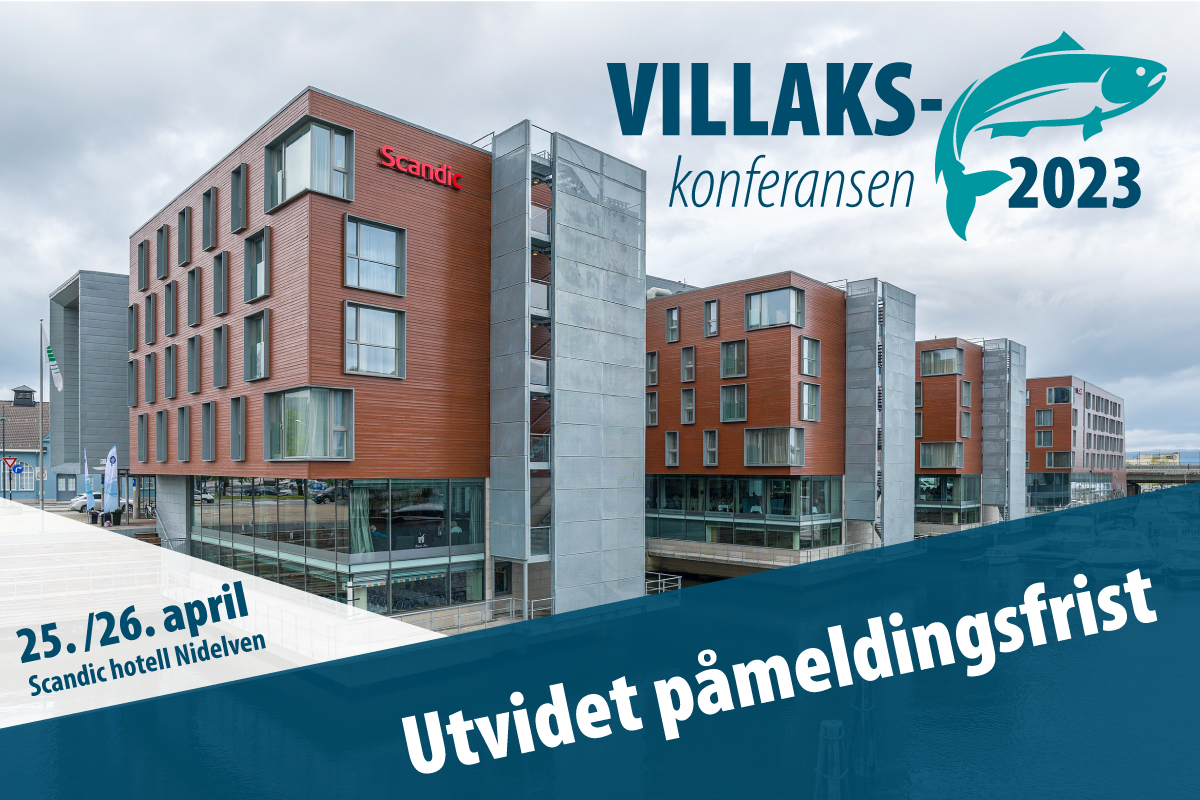 Gladnyhet! Da påmeldingsfristen gikk ut var det så mange påmeldte at vi får bruke en større sal på hotellet. 🥳Det betyr at vi kan forlenge påmeldingsfristen! Vi minner om at årets konferanse ikke strømmes – så meld deg på for å få med deg årets laksehappening!