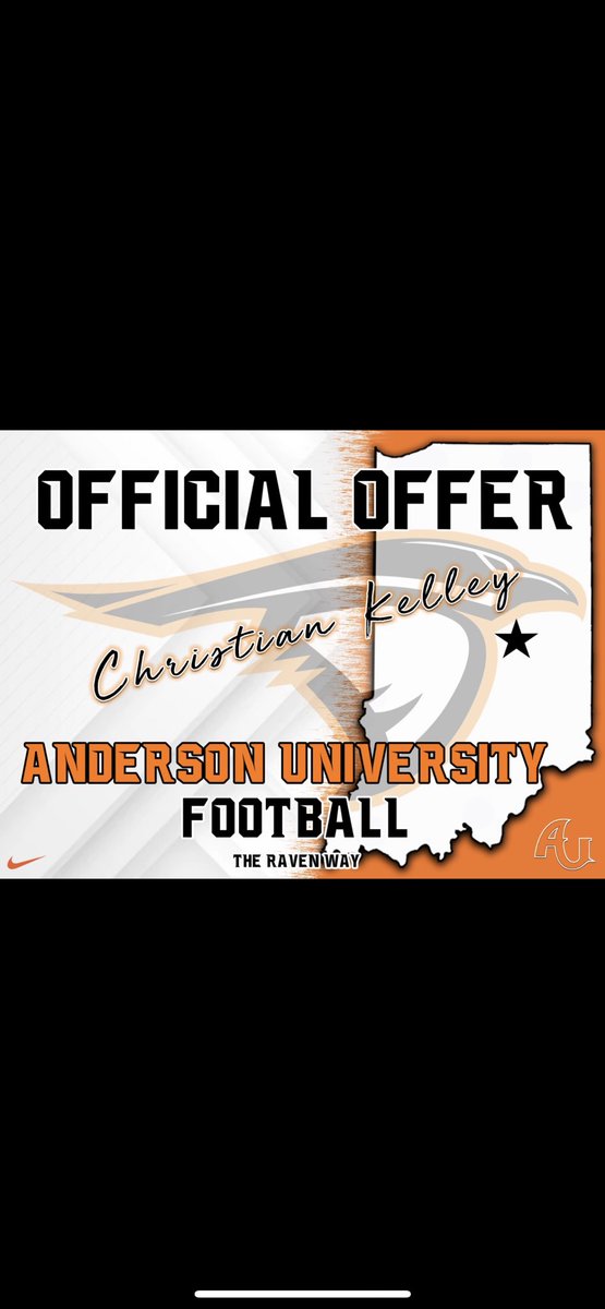 After a great talk with <a href="/CoachCFarris/">Coach Chase Farris</a> I blessed to receive my 3rd offer from <a href="/AUFootball__/">Anderson University Football</a>