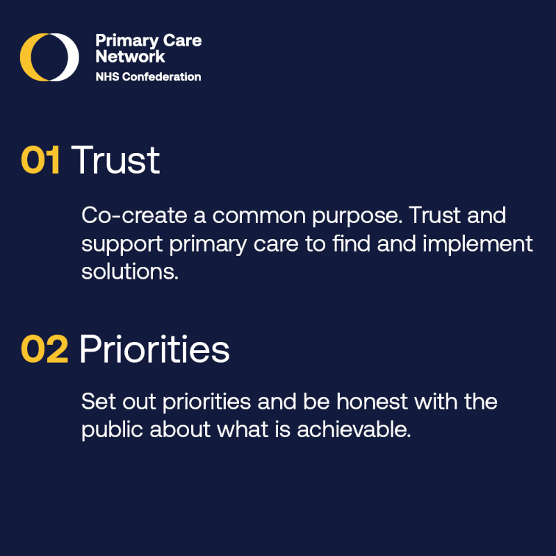 NHSConfed's tweet photo. The NHS recovery plan for primary care is expected this month. 

We have been working on behalf of our members to influence its contents. In order to improve patient access, primary care leaders believe it must prioritise ten key issues. 

https://t.co/EXJVvlVz8H

1/5