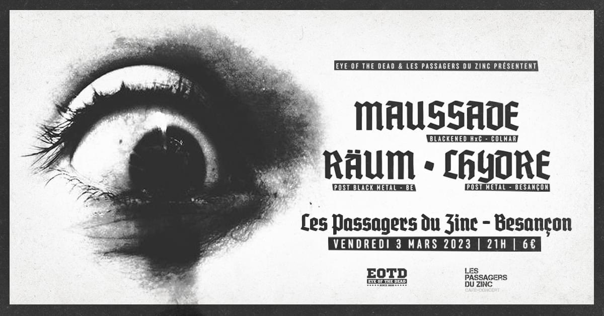 Release day ! <a href="/LesPassagers/">Passagers du Zinc</a> <a href="/Ladlo_prod/">Les Acteurs de l'Ombre Productions</a> #blackmetal #postblackmetal #liege #Besancon #belgianmetal #release #1stalbum #maussade #lhydre