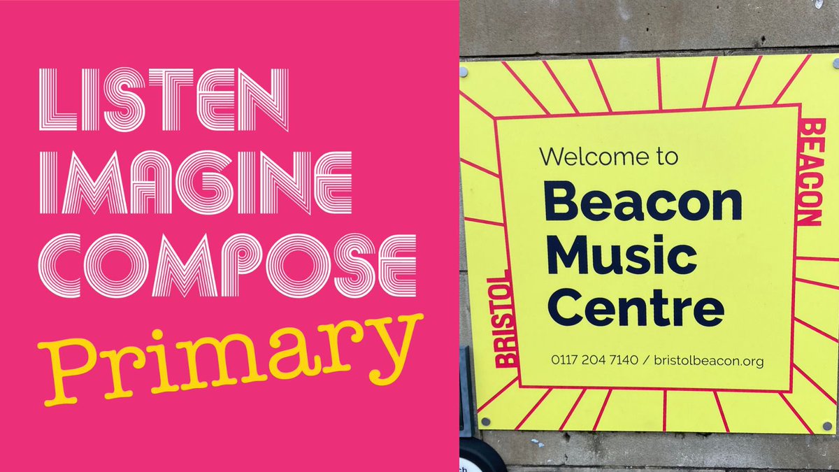 🌟Learning Takeover🌟 Hello from Beacon Music Centre! Today we’re in Bristol for another Listen Imagine Compose Primary Seminar. I’m Naomi, BCMG’s Project Manager for #LICPrimary and I’ll be tweeting throughout today’s seminar.