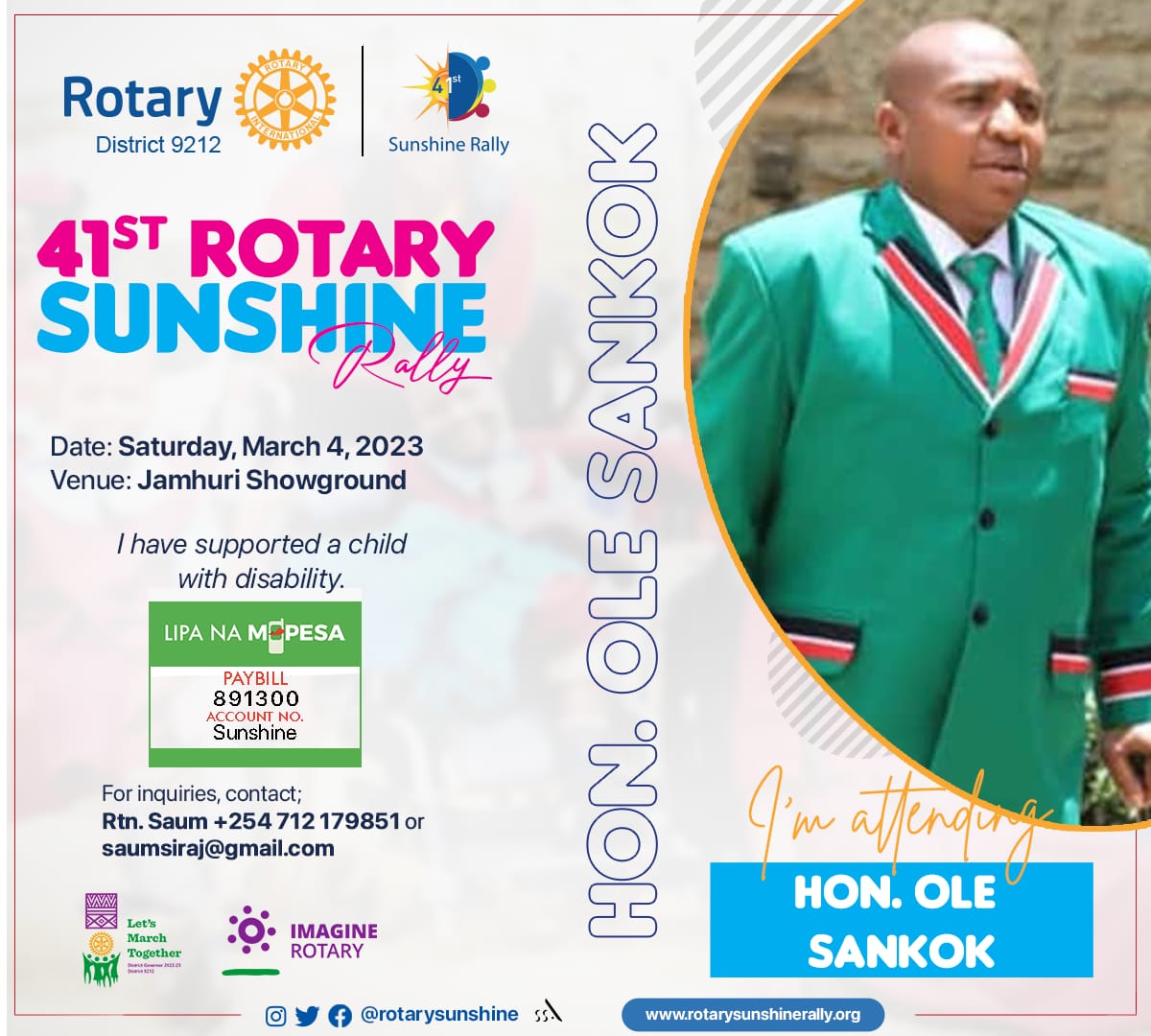 The Sunshine Rally - Rotary District 9212 tweet media