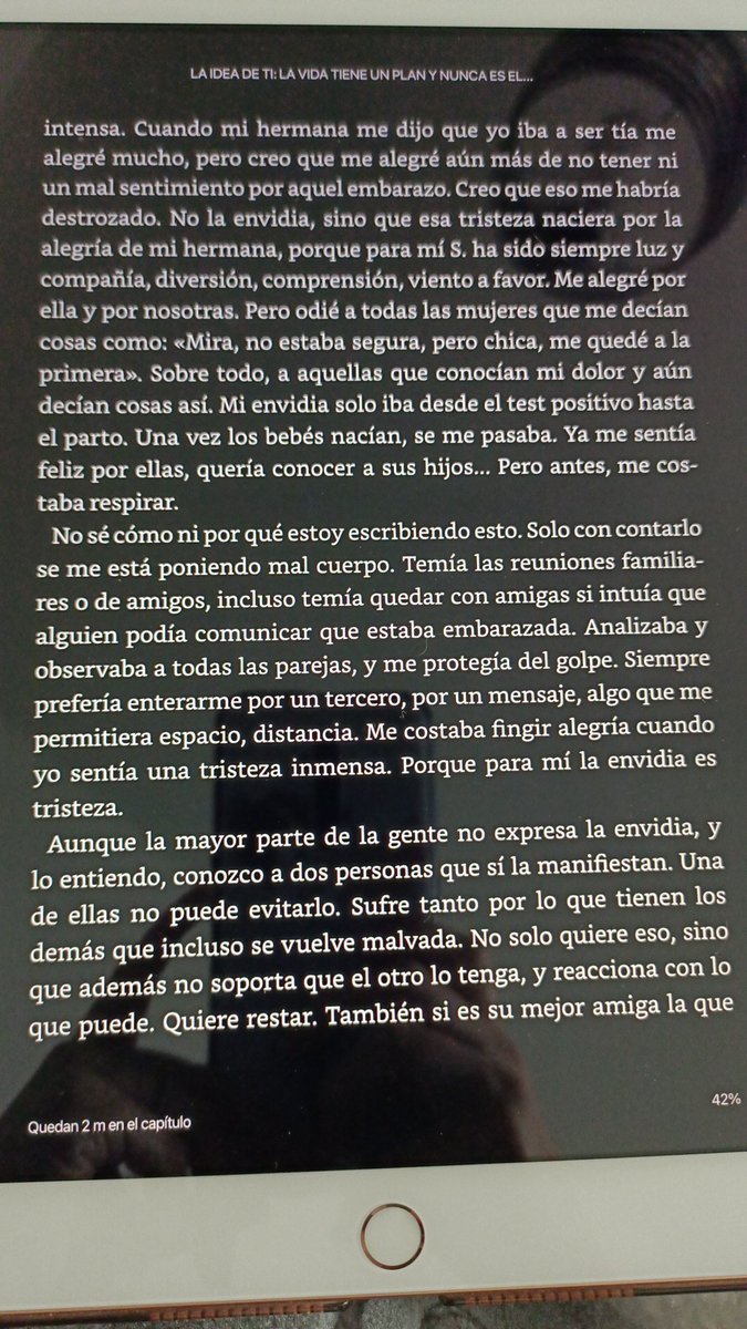 "temía quedar con amigas si intuia que alguien podía comunicar que estaba embarazada".
Me siento tan identificada. 🤦🏻‍♀️