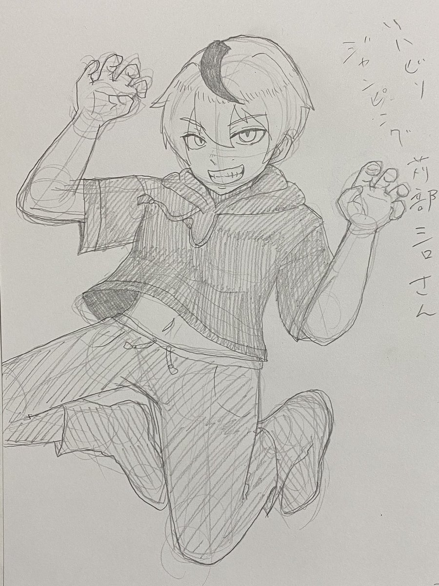 #大罪アパートの大混沌生活
絵を描いてなさすぎたので。
落書き載せます。
身体が描けないので、試行錯誤して頑張ります 