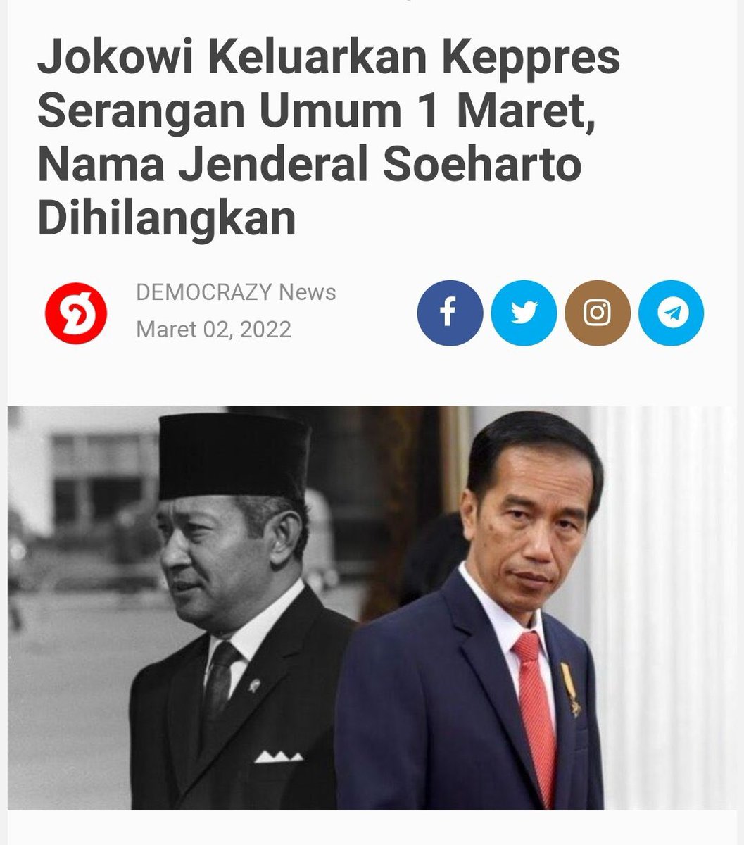 Ingat Dendam Anak Keturunan PKI memang sangat Terlihat jelas kepada jendral Soeharto.!! PKI memang sudah punah. Tapi ideologinya tetap Masih Bergentayangan Eksis di negeri ini. #NeoPKIgayaBaru