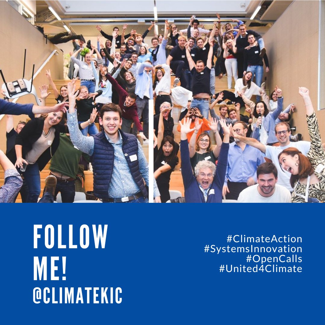 Climathon 🌍 (@globalclimathon) on Twitter photo 🔍Are you interested in joining a vibrant community of climate-positive minds?
➡️Follow <a href="/ClimateKIC/">EIT Climate-KIC</a> and discover how it fosters a decarbonised and sustainable economy through its educational and entrepreneurship programmes.
#climateaction #systemsinnovation #united4climate 🔍Are you interested in joining a vibrant community of climate-positive minds?
➡️Follow <a href="/ClimateKIC/">EIT Climate-KIC</a> and discover how it fosters a decarbonised and sustainable economy through its educational and entrepreneurship programmes.
#climateaction #systemsinnovation #united4climate