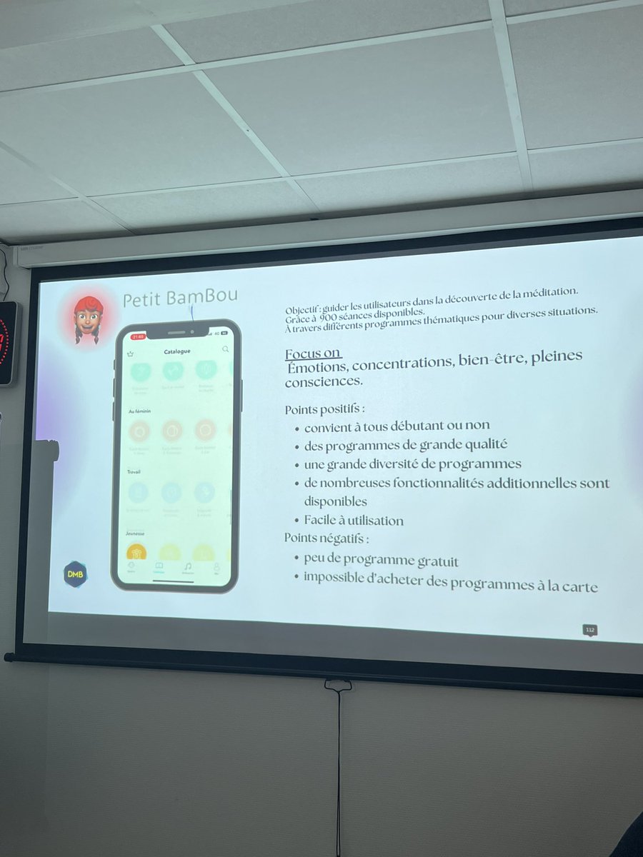 HealthySpirit_'s tweet photo. Petit Bambou : application bien-être pour introduire la santé mentale dans la routine de chacun ☀️ 
#healthspirit #healthspiritmbadmb #glowglowglow @MBADMB @EFAP_ @ArnaultChatel @VincentMontet @wtaranoff https://t.co/EzyKq82K5q