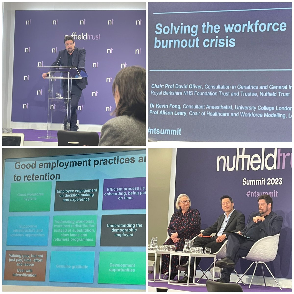 Workforce burn-out. 

Depressingly, systemic issues evident for years, are worsening & no obvious solutions.

Resilience training doesn’t help with systemic issues: “You cannot meditate your way out of a toxic environment”.

 @mancunianmedic @Kevin_Fong @alisonleary1 #NTsummit