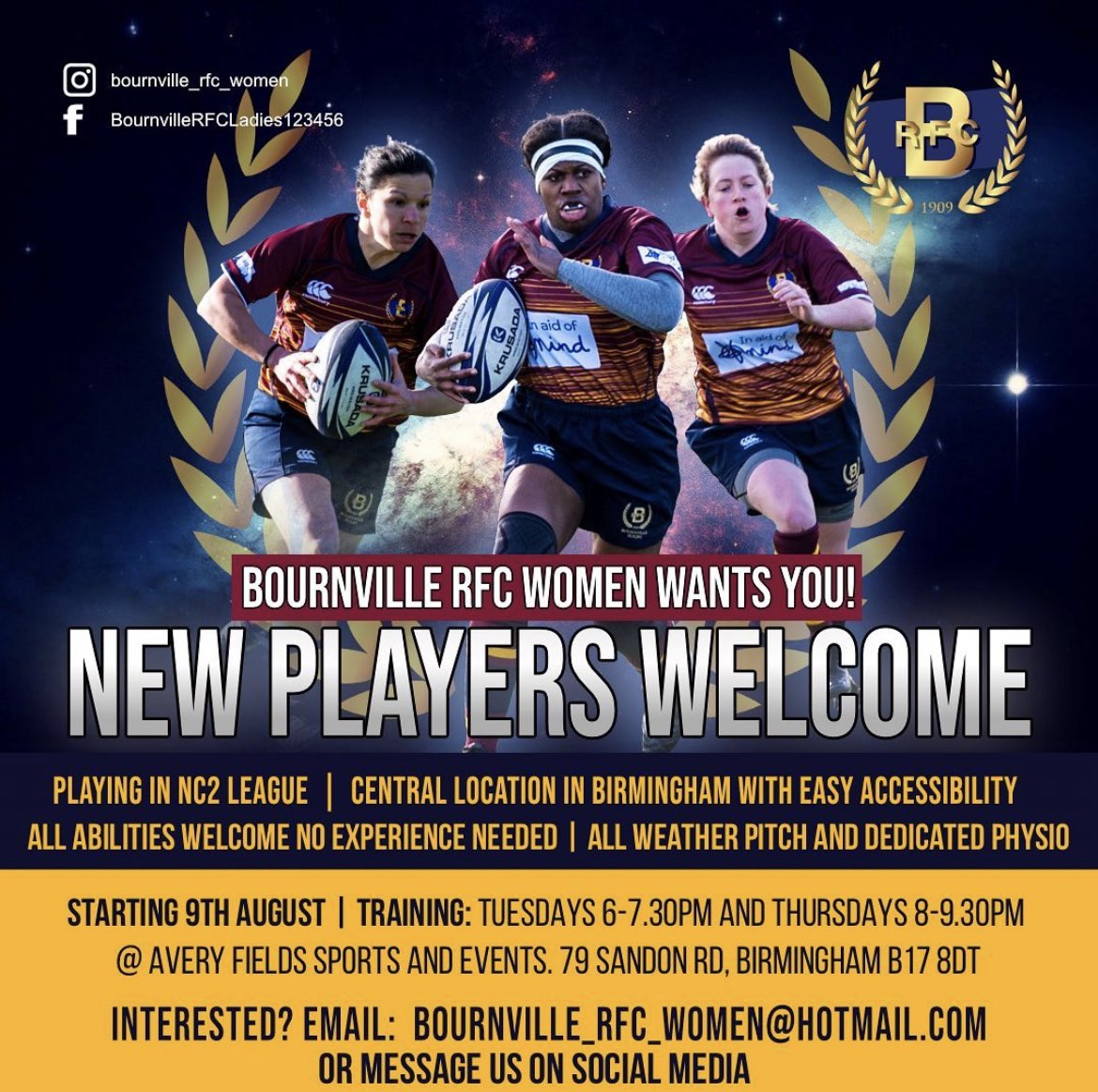 BRFCcommunity's tweet photo. Looking for a kickass way to stay fit, make friends? 💪

Come join the sisterhood at @BvilleRFC and experience the thrill of women's rugby!

All ages &amp; abilities welcome, let's smash some tackles together! 😎

🔌 Powered by @CommunityGroup5 

#WomensRugby #GirlsWhoPlay https://t.co/8gtAmqNMcb