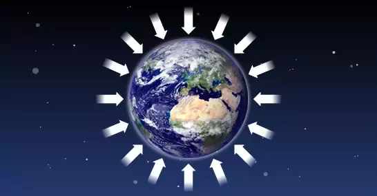 Eu explico! 🌍

Considerando que a Terra é esférica (não é, mas é uma boa aproximação), a gravidade na Terra é a mesma em qualquer lugar na superfície. Isso porque a gravidade "puxa" tudo na direção radial, ou seja, em direção ao centro da Terra.