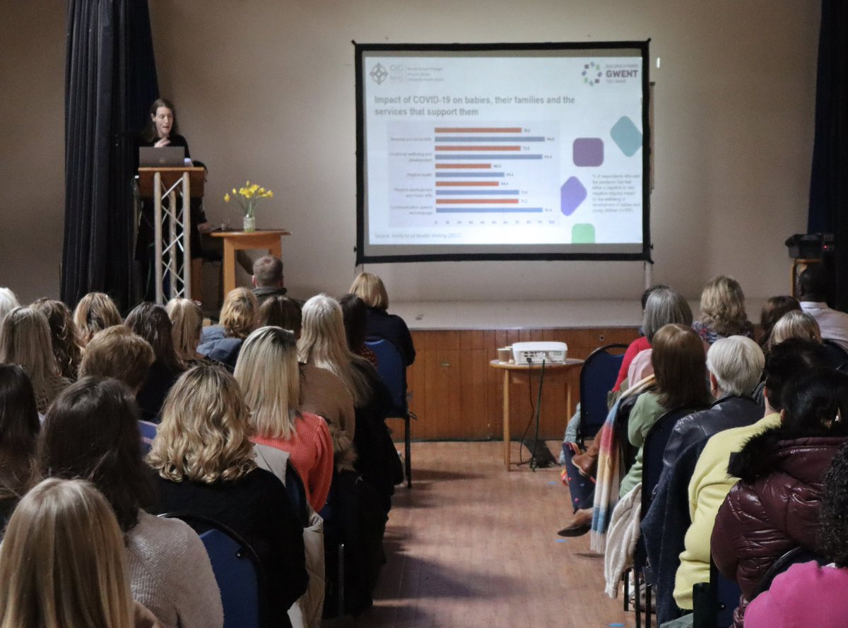 Diolch yn fawr i @eryl_powelll, Deputy Director of #PublicHealth @AneurinBevanUHB for speaking so openly about the impact of #COVID19 on babies, families and the services supporting them. Gwent to become a #Marmot region to address inequities. #InTune2023 @GPimhs