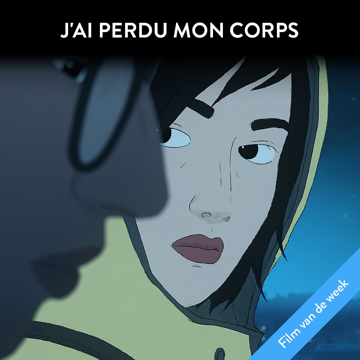 cinemember's tweet photo. Het voor een Oscargenomineerde 'J'ai Perdu Mon Corps' is een prachtig verhaal over liefde en herinnering. Naar het boek van Guillaume Laurant, vaste co-scenarist van Jean-Pierre Jeunet (Le Fabuleux Destin d’Amélie Poulain).
#CineMember #FilmVanDeWeek https://t.co/7JsWVuPiLN