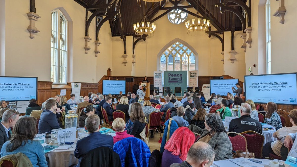 Paul Seawright (@p_seawright) on Twitter photo Full house on <a href="/UlsterUni/">Ulster University</a> Derry campus for the <a href="/humefoundation/">The John and Pat Hume Foundation</a> Peace Summit launching the consultation document The Unfinished Business of Peace and Reconciliation. Looking forward to the discussion and presentations from a wide range of academics and community leaders. Full house on <a href="/UlsterUni/">Ulster University</a> Derry campus for the <a href="/humefoundation/">The John and Pat Hume Foundation</a> Peace Summit launching the consultation document The Unfinished Business of Peace and Reconciliation. Looking forward to the discussion and presentations from a wide range of academics and community leaders.