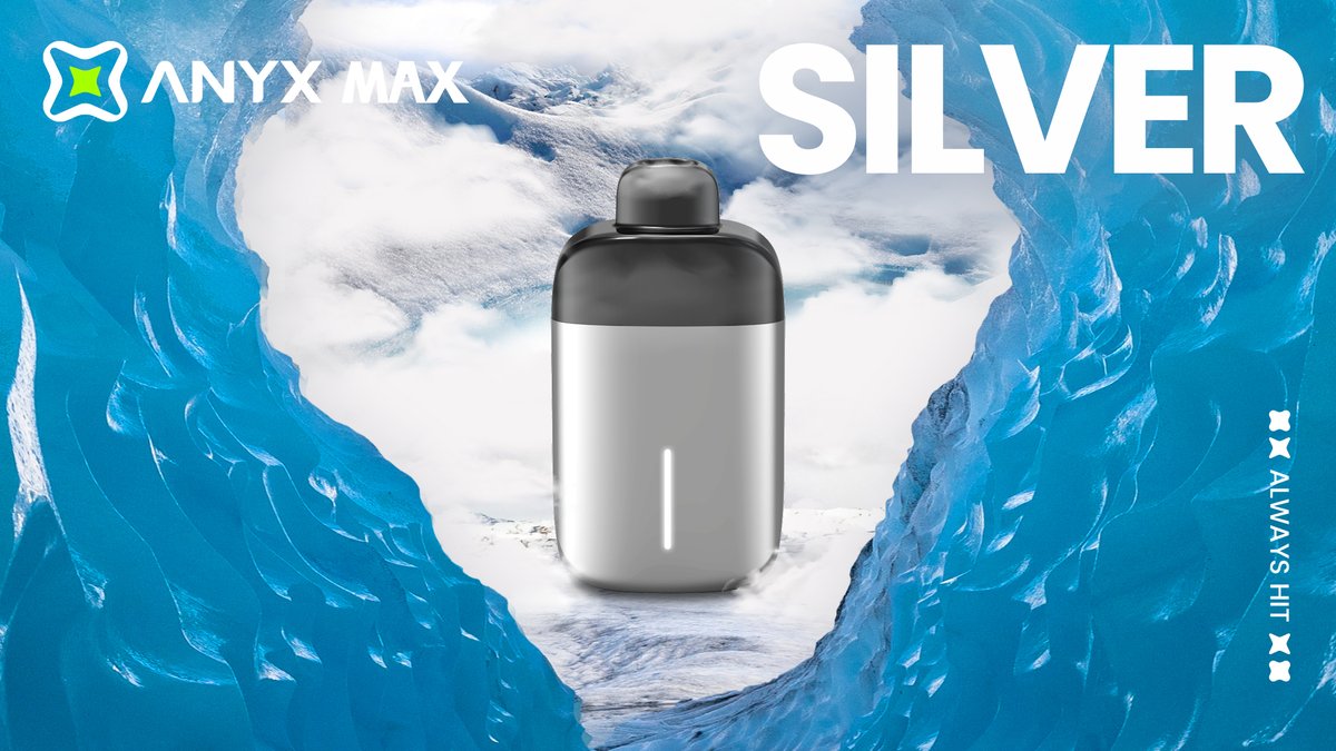 anyx_global's tweet image. Experience sophistication and style with Anyx Max in Silver Color. This sleek and powerful pod system delivers exceptional performance and a standout design. Get ready to elevate your vaping game with Anyx Max. 

anyxglobal.com/pages/anyx-max

#AnyxMax #SilverColor #4000puffs #ANYX