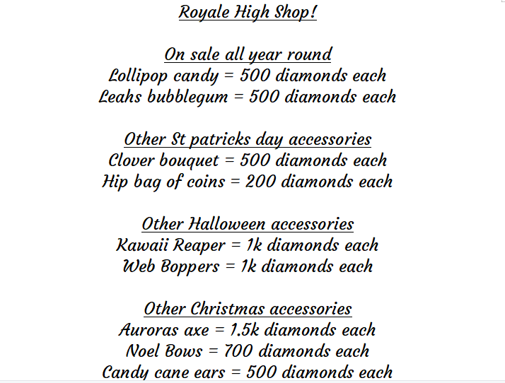 xChxrlie_x's tweet photo. Selling Royale High Items! #RHselling https://t.co/EveGFsr06e