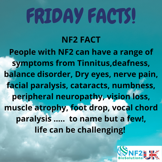 nf2biosolution1's tweet photo. Our last Friday Facts of the series. I am sure it will be back, but wow what a run!
#endNF2 #NF2awareness #neurofibromatosis type2
#NF2support #nf2 #nf2family #nf2warrior #LetstalkNF2
#nf2charity #nf2cure #nf2treatment #nf2gene #nf2chromosome22 #nf2trials #nf2diagnosis https://t.co/rdXlXsaNMV