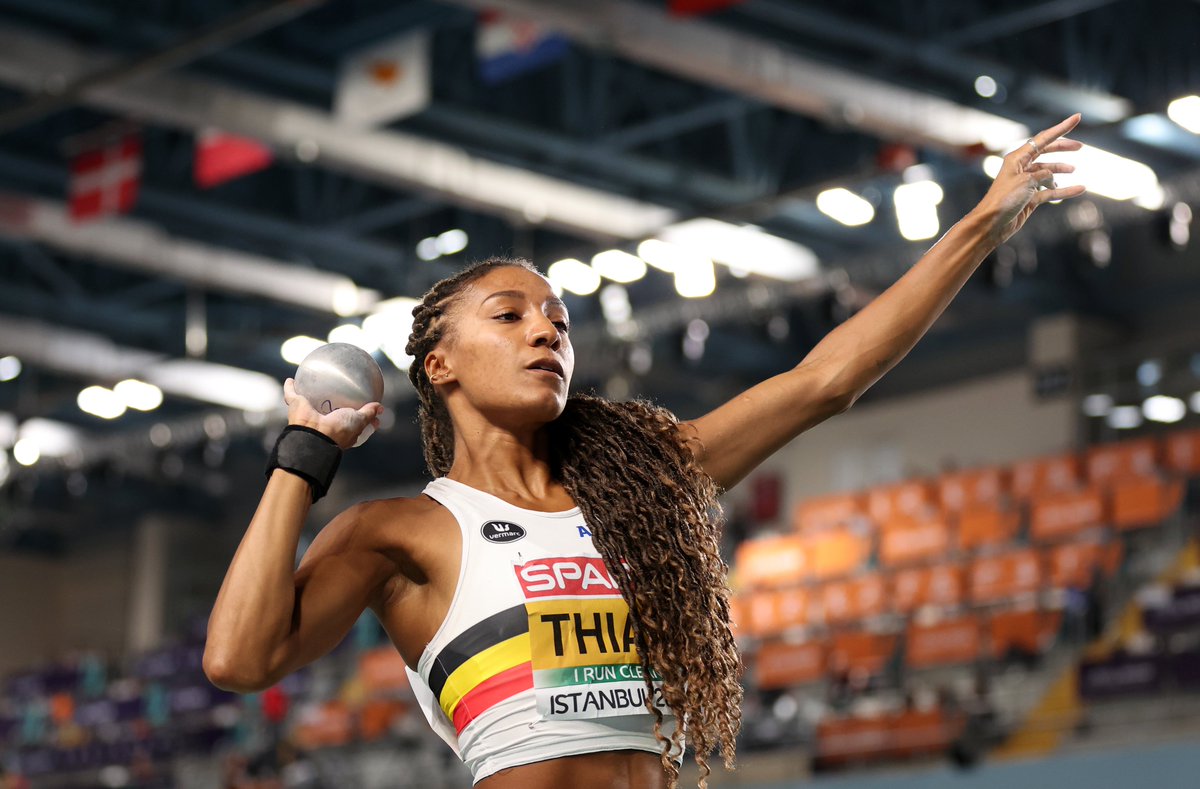 What a morning for <a href="/thiam_nafi/">Nafi Thiam</a> 🇧🇪 in #Istanbul2023! 🤯

8.23 (60m hurdles)
1.92m (high jump)
15.54m (shot put)

And this is her first competition of the year! 😯