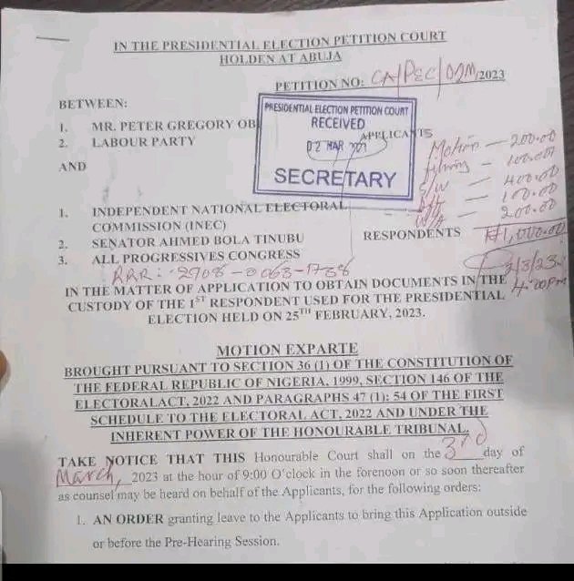 ChuksEricE's tweet photo. PETER OBI is not joking
By Grace of God he will regain his Mandate 📌✅✅✅

#VoteLabourparty #PeterObiMyPresident https://t.co/nwONdGFBmF