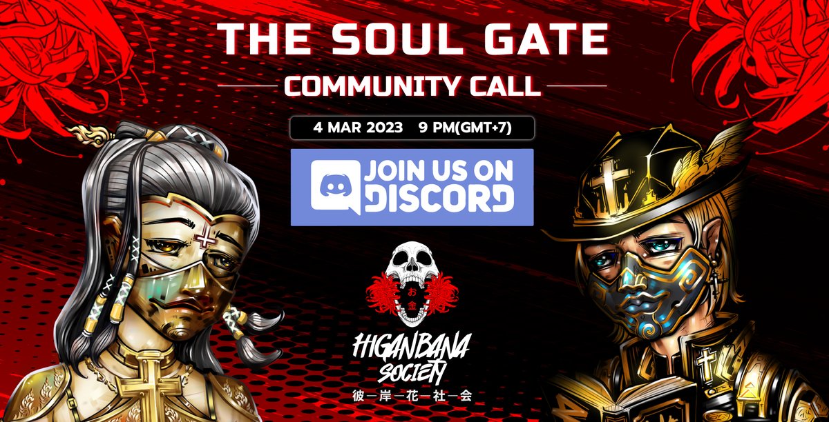 HiGanSociety's tweet photo. THE SOUL GATE : Community Call Ver.Thai
- Update Higanbana Society Project
- Next Step in Project
- Beer Talk NFT & Community
Join Us https://t.co/uQlNiHZsp7
#NFTJAPAN #NFTTHAILAND #NFTS #NFT #NFTJPN
#OpenSeaNFT #HGFAM #THESOULGATE https://t.co/pBp0ucVcay
