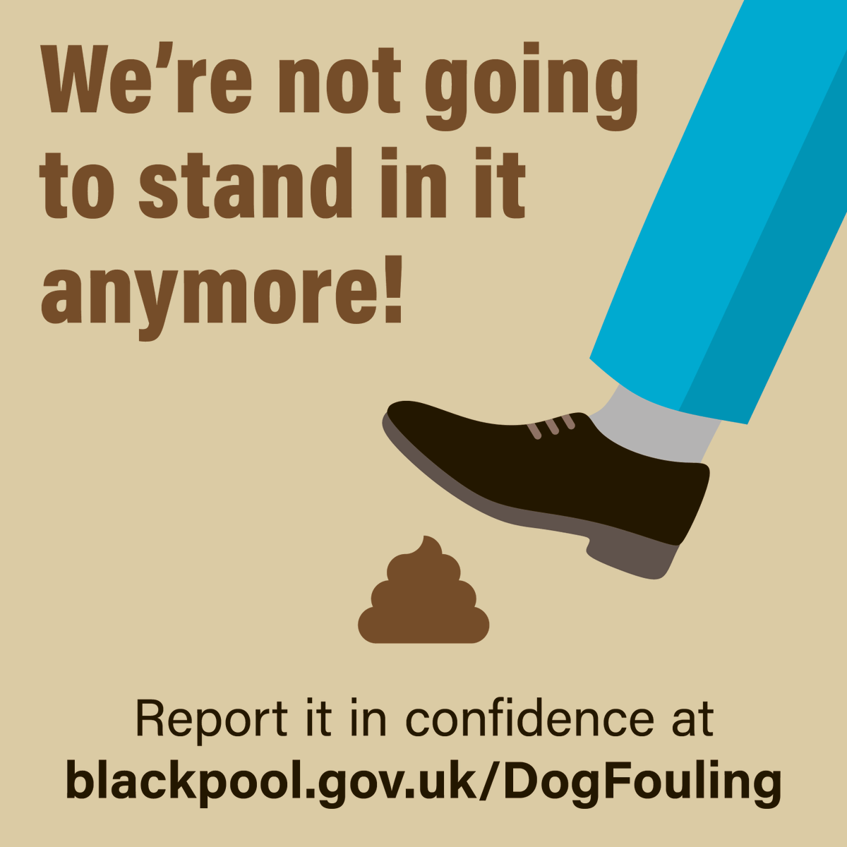 🐶 𝗕𝗮𝗴 𝗜𝘁 & 𝗕𝗶𝗻 𝗜𝘁

Most dog owners responsibly cleanup after their pooches. But some don’t, making our public spaces less pleasant for everyone.

Report dog fouling in confidence online ⇢ blackpool.gov.uk/DogFouling