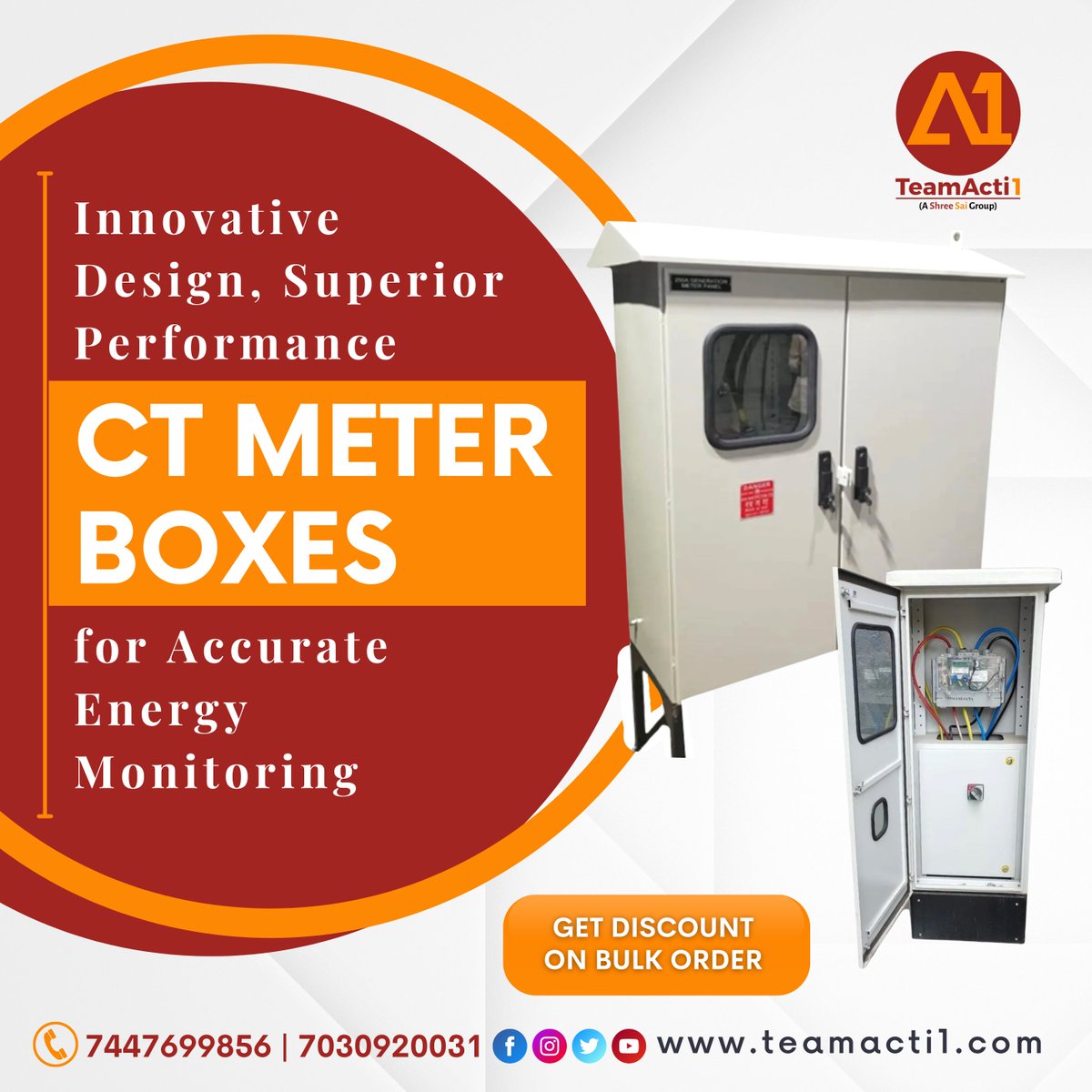 TeamActi1's tweet photo. ⏬Purchase CT Meter Boxes from Teamacti1 and get discounts on bulk orders.

Feel free to contact us.
Call us at 7447699856/ 7030920031/ 32/ 33/ 34📲
📩sales@teamacti1.com

#viral #instagram #explorepage #explore #instagood #follow #like #likeforlikes #followforfollowback #india https://t.co/lNafo21OK0