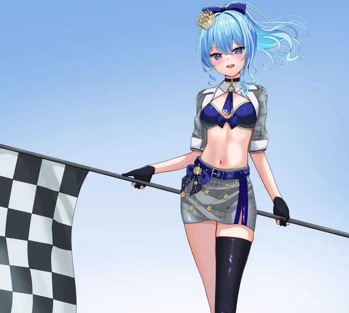 #ほしまちぎゃらりー レースクイーンすいちゃん 