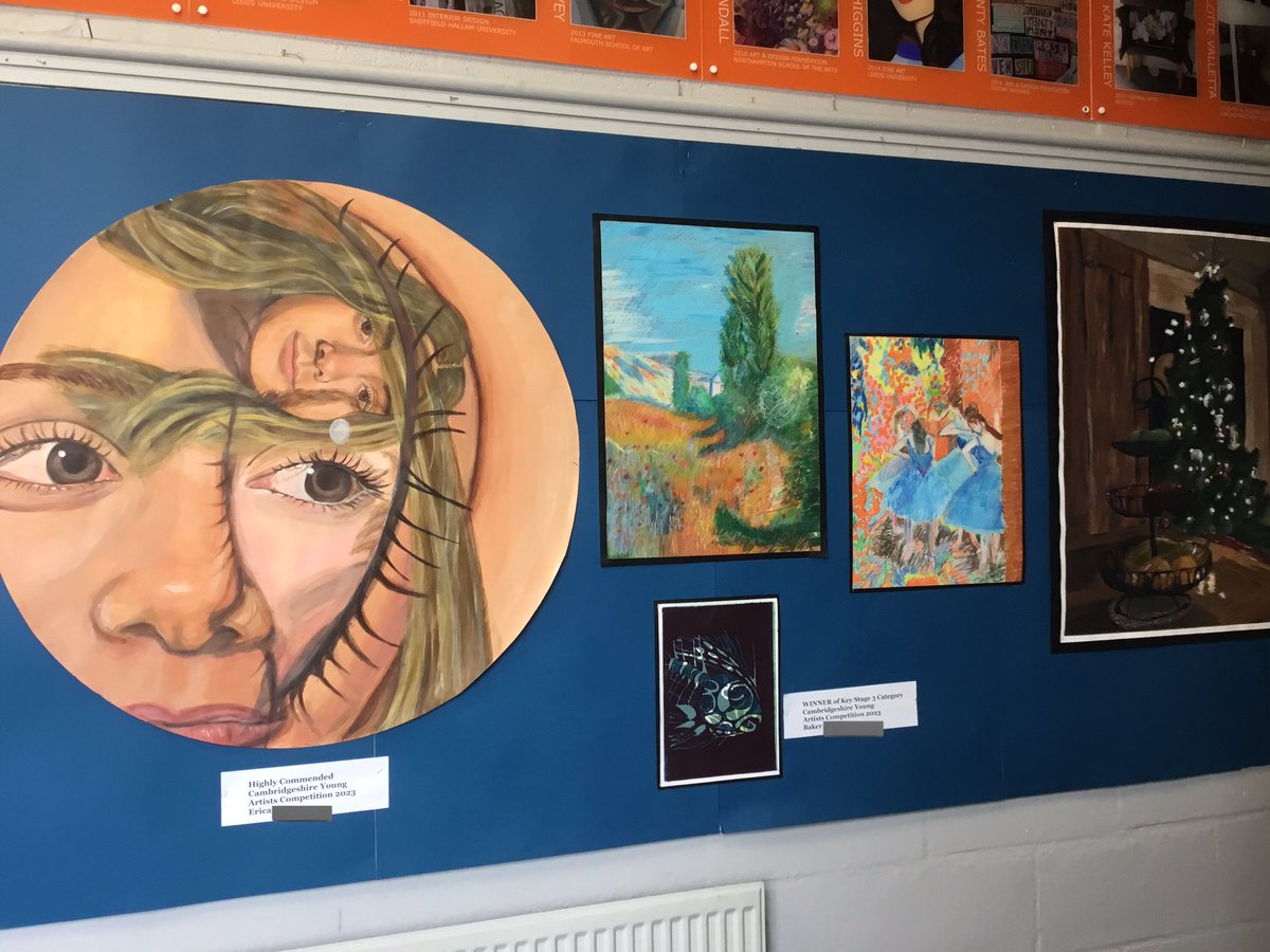 Congratulations to all our pupils that took part in Cambridgeshire Area Young Artists Competition this year. We were especially pleased to have winners in so many categories