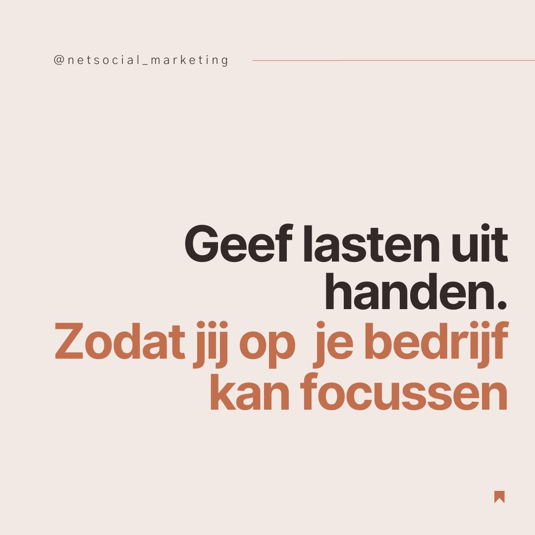 NetSocial__'s tweet image. Wij nemen de lasten over die het moeilijk maken om door te groeien als bedrijf. Lasten zoals: Website onderhoud/ ontwikkeling, Social media marketing en graphic design zullen we op ons nemen zodat u zich volledig kan focussen op het laten groeien van uw onderneming!

#marketing