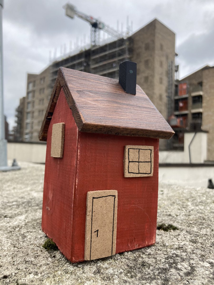 Handmade with care by people experiencing homelessness, using recycled wood. Standing 15cm tall, this little house won’t solve the #HousingCrisis but it builds employment opportunities and every sale generates critical funds for frontline services