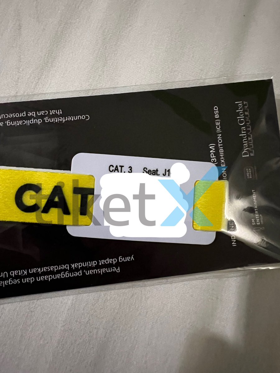 tiketXid's tweet image. Spesial 50K followers, NCTZen yang belum punya tiket bisa membeli tiket Day 3 Cat 3 Row J. 

Retweet postingan ini &amp;amp; reply domisili kalian. Yang beruntung akan minX DM. Good luck!