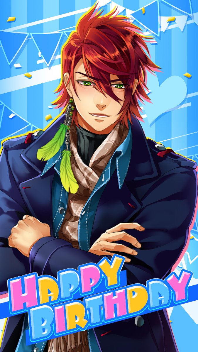 本日のお誕生日は彼🎂💕

【#ファルコ・ディ・セータ】
ありがとう。いつもこれでいいのかって……？もちろんだ。俺はお前が用意してくれるコイツを楽しみにしているんだからな。恋人に毎回ホールケーキを作ってもらえるなんて、俺は最高に幸せ者だよ。

#ごくメン  #俺プロジェクト