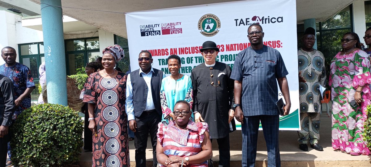 TAF_Africa's tweet photo. Participants for the training of project team and other stakeholders on the washington group of questions methodology towards the 2023 national population and housing census in collaboration with @natpopcom, and funded by @DisabRightsFund.
#InclusiveCensus https://t.co/7BRSV6QYYH