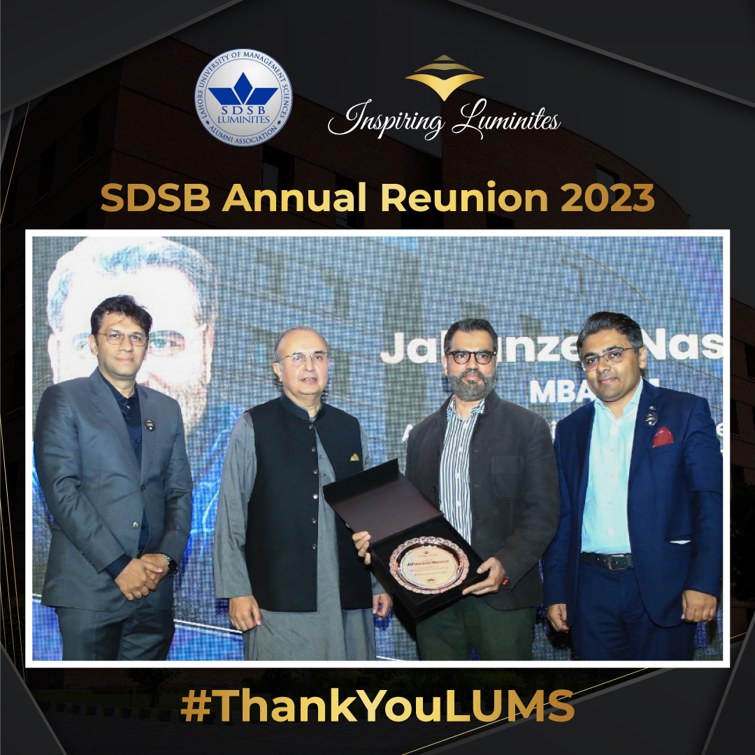 SDSBLuminites's tweet photo. Jahanzeb Naseer, MBA Class of 1991, was awarded the prestigious "๐๐ป๐๐ฝ๐ถ๐ฟ๐ถ๐ป๐ด ๐๐๐บ๐ถ๐ป๐ถ๐๐ฒ๐" award at the ๐ฆ๐๐ฆ๐ ๐๐ป๐ป๐๐ฎ๐น ๐ฅ๐ฒ๐๐ป๐ถ๐ผ๐ป ๐ฎ๐ฌ๐ฎ๐ฏ.
#LuminitesAssociation #LUMS #SDSB #AnnualReunion2023 #InspiringExcellence #PrideOfLUMS https://t.co/wTfow61FkA