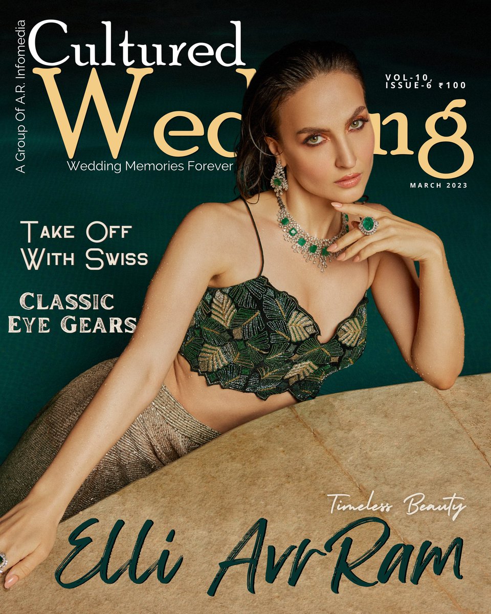 The gorgeous <a href="/ElliAvrRam/">Elli AvrRam</a> graces the March edition of #culturedwedding magazine