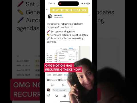 thenotionbar's tweet image. 📺 NEW video on my channel 📺
"OMG! Recurring tasks in Notion! Life just got easierrrr #notion #notiontips #notiontutorial #product"
Let me know what you think 🤗
Watch, learn, like, subscribe + share - link in bio!
Thank you ! xo
#notiontwt