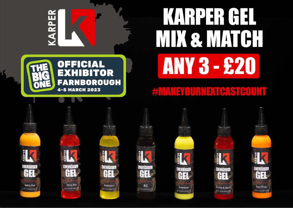We are exhibiting at THE BIG ONE this weekend. If your attending come and visit the stand for live demonstrations and some great deals. <a href="/TheBigOneShow/">The Big One</a> #carpfishing #carp #karperltd #deals