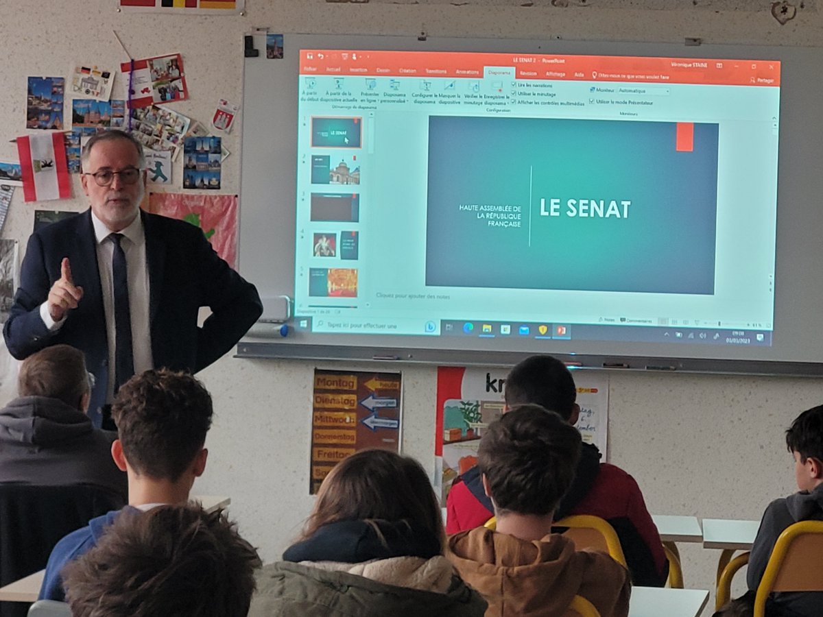 College Louis Pergaud Faverney (@veroniquestaine) on Twitter photo Merci à M.Billy venu au collÚge préparer nos élÚves délégués à la visite du Sénat qui aura lien début mai grùce à l'invitation du sénateur M. Rietmann
<a href="/OlivierRietmann/">Olivier RIETMANN</a> <a href="/DSDEN70/">DSDEN de la Haute-SaÎne</a> <a href="/acbesancon/">Académie de Besançon</a> Merci à M.Billy venu au collÚge préparer nos élÚves délégués à la visite du Sénat qui aura lien début mai grùce à l'invitation du sénateur M. Rietmann
<a href="/OlivierRietmann/">Olivier RIETMANN</a> <a href="/DSDEN70/">DSDEN de la Haute-SaÎne</a> <a href="/acbesancon/">Académie de Besançon</a>